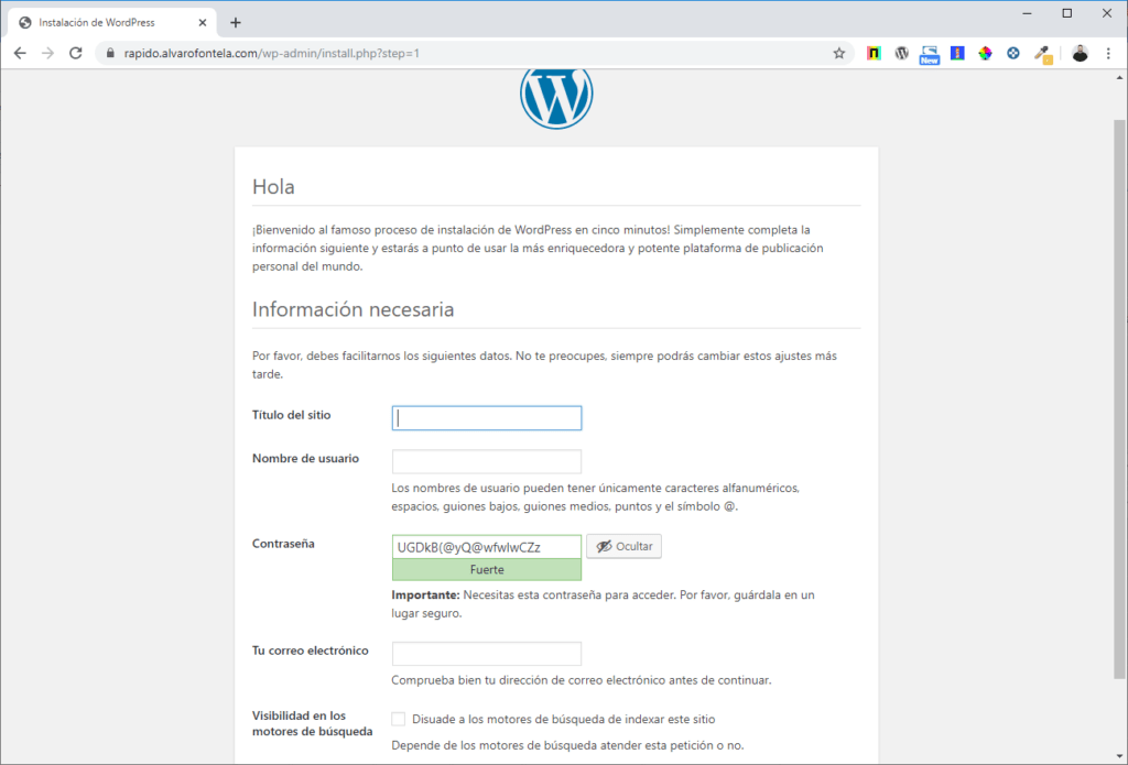 wpo server wordpress